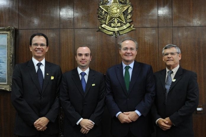 Renan recebeu representantes dos plantadores de cana do Nordeste para encaminhado de pleitos ao governo