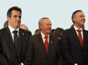 Presidente nacional do PP, senador Ciro Nogueira, senador Benedito de Lira e o ministro da Cidade, Aguinaldo Ribeiro