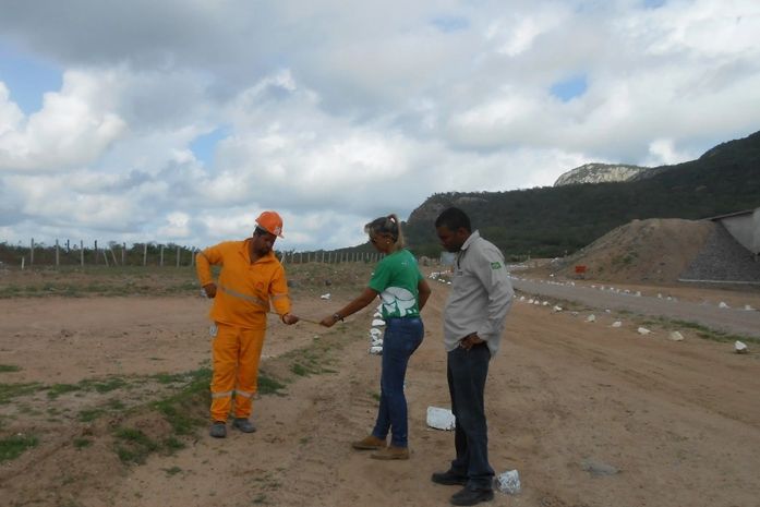 Área que será reflorestada em Inhapi