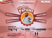 Péricles faz show domingo e aguarda retorno para 30.000 pessoas em setembro