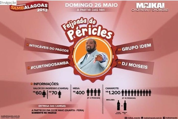 Péricles faz show domingo e aguarda retorno para 30.000 pessoas em setembro