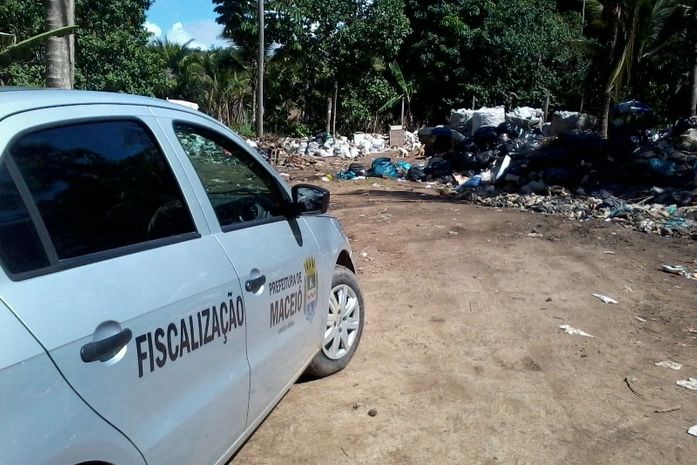 Lixo foi encontrado no Mirante da Sereia