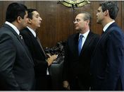 Representantes dos profissionais foram recebidos por Renan no Senado