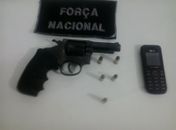 Revólver estava com cinco munições