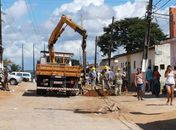 Eletrobras faz a substituição de postes e redes na parte alta de Maceió