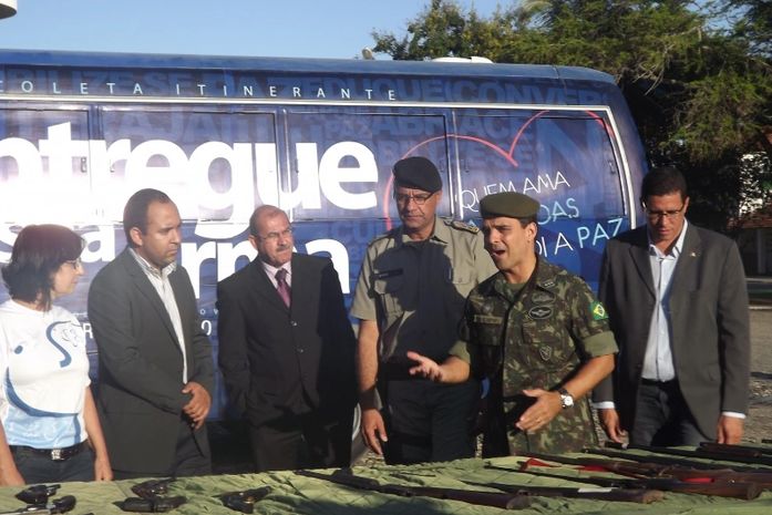 Ônibus do Desarmamento faz Alagoas se destacar na arrecadação de armas de fogo