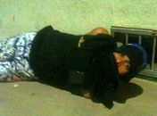 Edney foi preso após quebrar as portas do banco