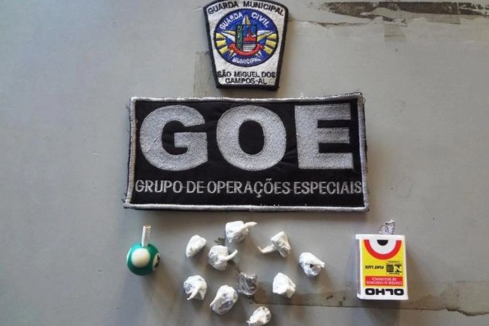 Drogas apreendidas pela Guarda Municipal