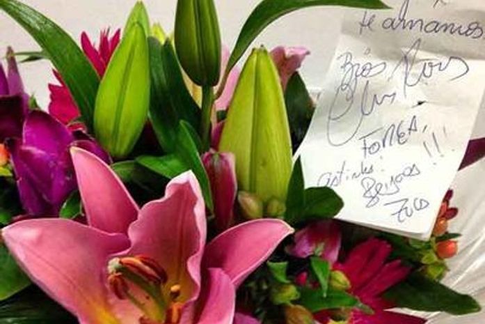 Após separação, Ticiane Pinheiro recebe flores de amigos: "força"