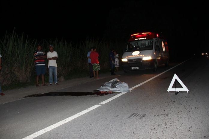 Idoso morre após ser atropelado na BR-104