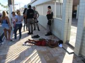 Morador de rua foi espancado 