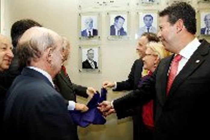 Arthur Lira com ministro da Cidade e o senador Dornelles