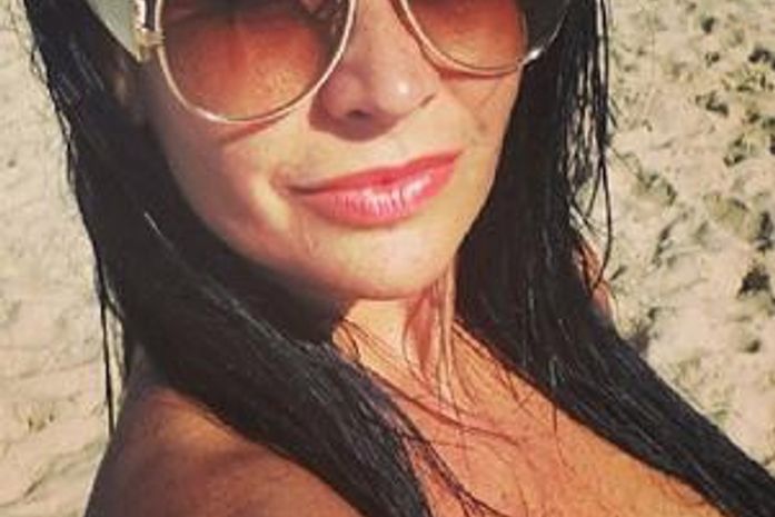 Solange Gomes curtiu a praia do Recreio, na zona oeste do Rio