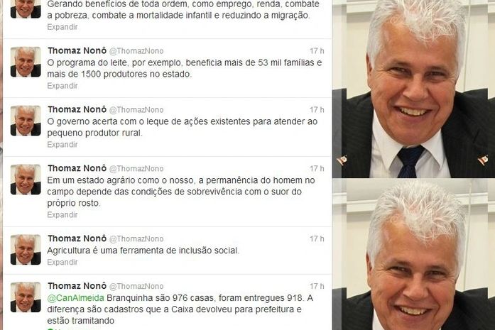 Thomaz Nonô aposta na agricultura