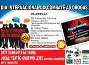 Dia Internacional de Combate as Drogas no Teatro Gustavo Leite