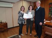 Celia, ministra Miriam Melchior e o senador Collor