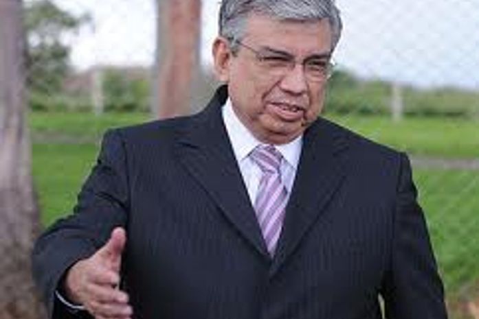 Ministro da Previdência Social, senador Garibaldi Alves