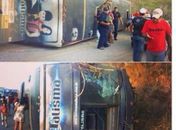 Acidente com o ônibus da banda Forrozão Talismã