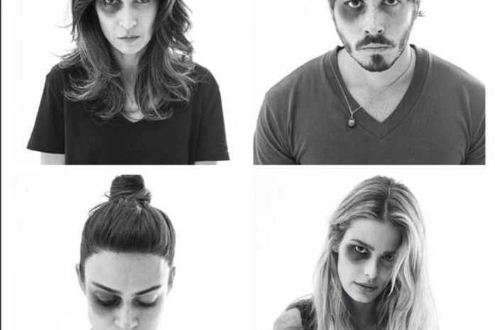 Olho roxo! Famosos se reúnem em movimento que pede mudanças no Brasil