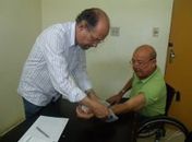 Cleber Costa medicando no PAM