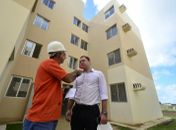 Marcos Fireman visita obras