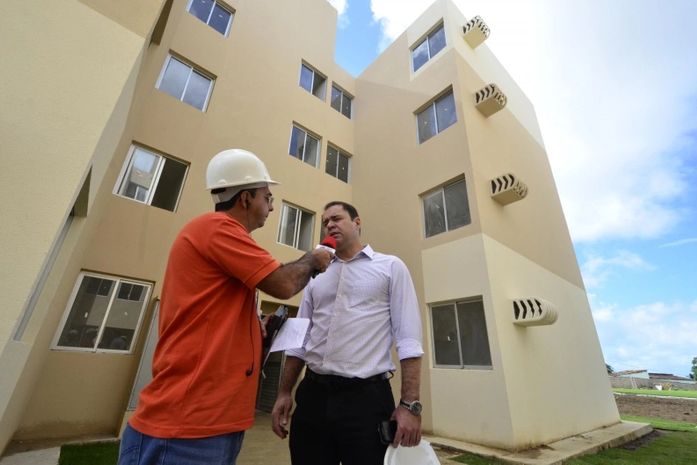 Marcos Fireman visita obras