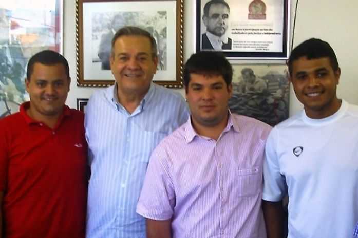 Dário Magalhães, Rodrigo Regueira, Ex-governador Ronaldo Lessa, Walber, Nivaldo Lessa e Jurandir Bóia