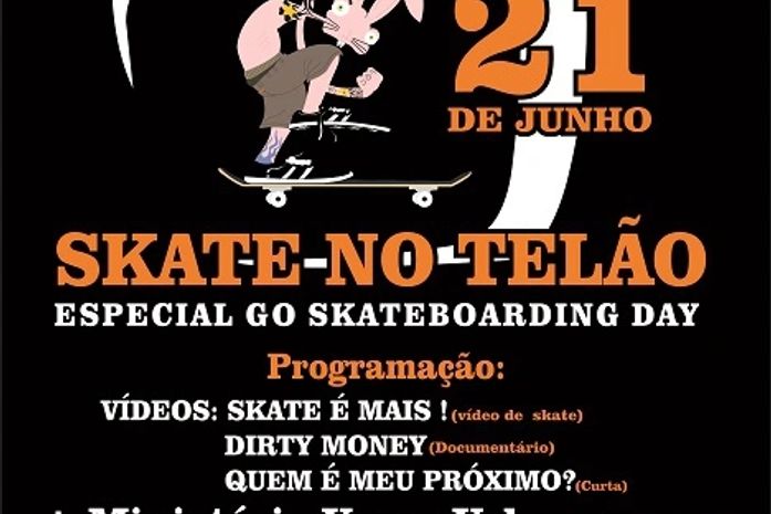 Cine Misa recebe projeto Skate no Telão - Especial Go Skateboarding Day