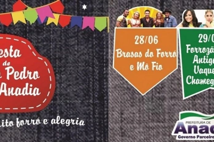 Prefeitura de Anadia anuncia medidas de segurança e programação da Festa de São Pedro