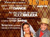 Arraiá da Academia Fit Arena acontece nesta quarta-feira