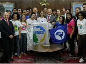 Renan recebe estudantes e apoia reivindicações da UNE