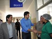 João Marcelo e o prefeito Rui no Pam Salgadinho