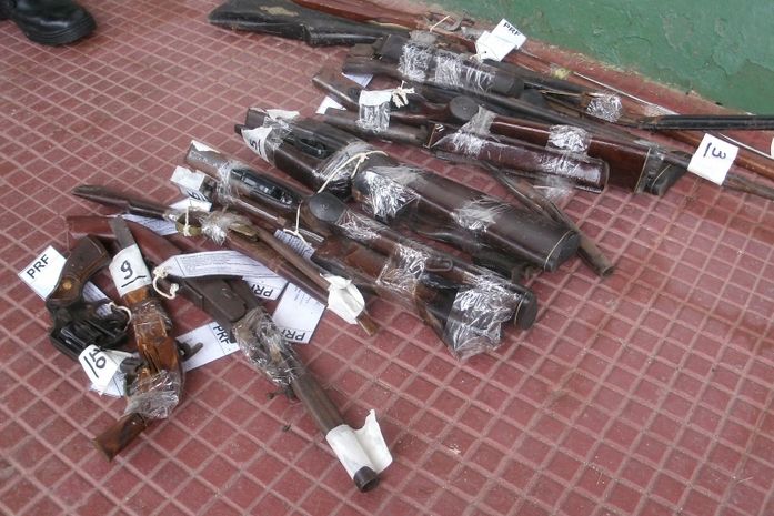 Armas foram entregues ao Exército