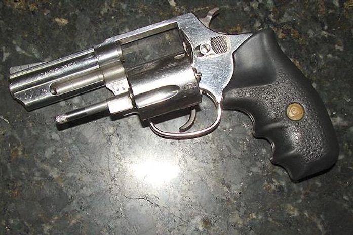 Arma apreendida usada no crime