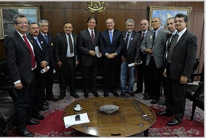 Renan recebeu mais uma vez representantes dos produtores do Nordeste