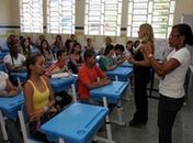 Professores em sala de aula