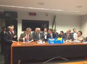 Bancada federal com os prefeitos em Brasilia