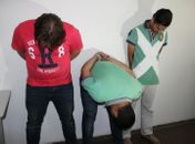 Da direita para a esquerda: Alexandre Melo, Denis Viana e Zé Neto