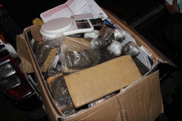 Bope apreende 30kg de maconha em residência no bairro do Feitosa