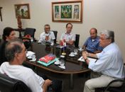 Ciclistas são recebidos pelo governador