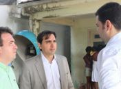 Presidente da Câmara, Chico Filho leva secretário de saúde, João Marcelo para conhecer posto de saúde há dois anos abandonado