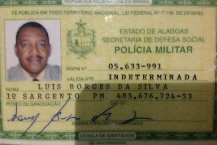 Sargento, Luis Borges da Silva, foi morto durante assalto a van