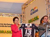 Presidente Dilma com Luciano Barbosa