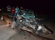 Gol ficou completamente destruido