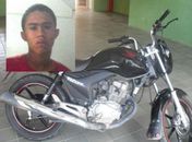 Moto foi recuperada e acusado preso 