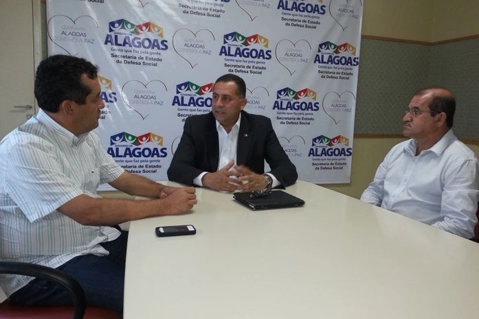 Deputado e secretário discutem ações na área de Segurança Pública em Arapiraca