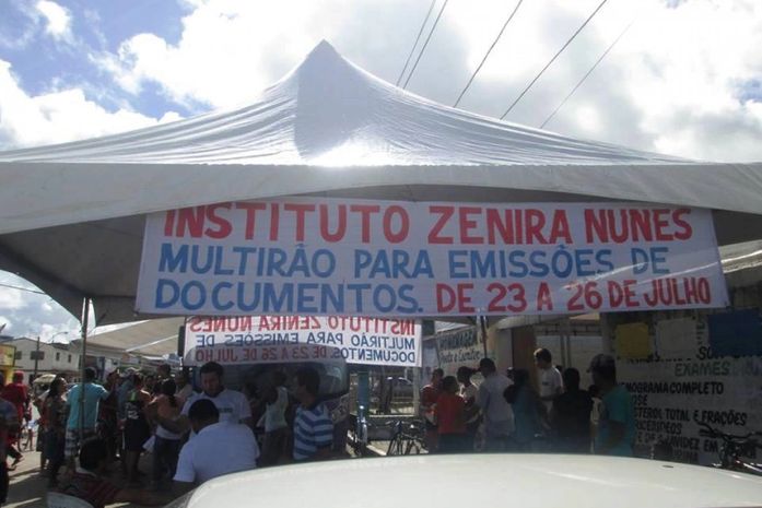 Instituto Zenira Nunes realiza mutirão para emissão de documentos.