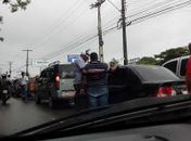 Trânsito ficou lento no Tabuleiro