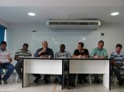 Coletiva reuniu representantes de quatro entidades da polícia militar