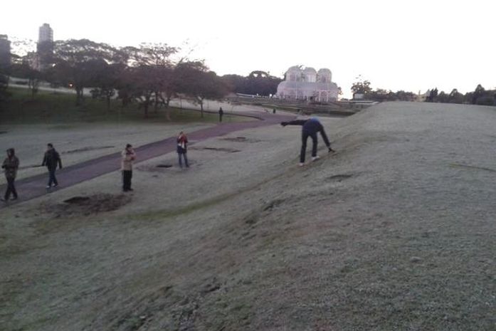 Curitiba registra a temperatura mais baixa dos últimos quatro anos